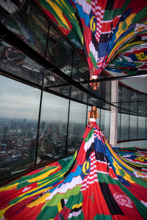 CN Tower Toronto - Adam Zivo & Amsterdam Rainbow Dress Foundation 2021